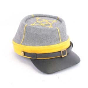American Civil War Confederate Officers Cavalry Kepi 1st Lieutenant (Copy)