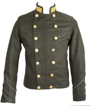 American Civil War CS Shell Jacket - Officer PIPING Trim