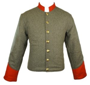 CS Shell Jacket – Artillery Solid‑Trim Wool (Lined) | Confederate Replica