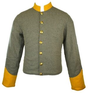 CS Shell Jacket – Cavalry Solid Trim Wool (Lined) | Confederate Replica