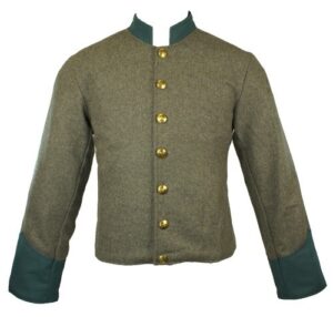 CS Shell Jacket – Infantry Solid‑Trim Wool (Lined) | Civil War Replica