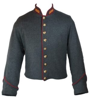 CS Shell Jacket – Junior Officer Double‑Breasted Untrimmed | Civil War Replica