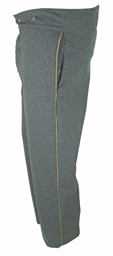 American Civil War  Trousers - CS Mounted Officer with Metallic Gold Cording