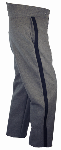 American Civil War Trousers - CS Foot with Rank Stripe