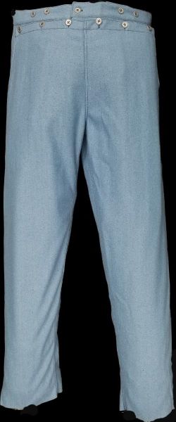 Mexican War M1832 US Foot Enlisted Trousers – Winter Wool (Sky Blue Wool)