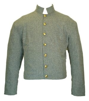 CS Shell Jacket – Jean Wool with Hand‑Stitched Details (Wool, Lined) | Civil War Replica