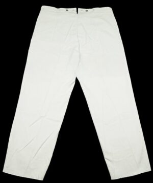 American Civil War  Trousers - US NavyMarine White Cotton
