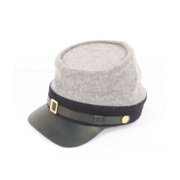 American Civil War Grey Confederate kepi with Blue Infantry band
