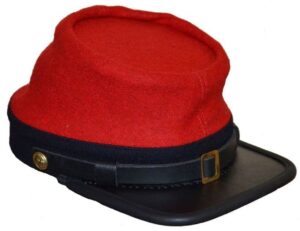 American Civil War Confederate 1862 Regulation Artillery Kepi