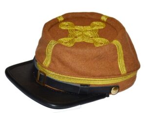 American Civil War Confederate Butternut General's Kepi