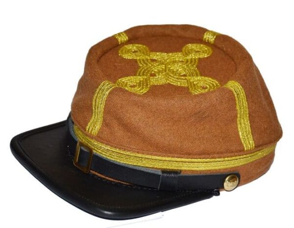 American Civil War Confederate Butternut General's Kepi