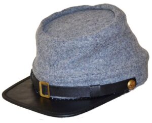 American Civil War Confederate Plain Grey Classic Kepi
