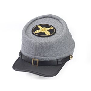American Civil War 978 Kepi Cap with Artillery Hat Badge