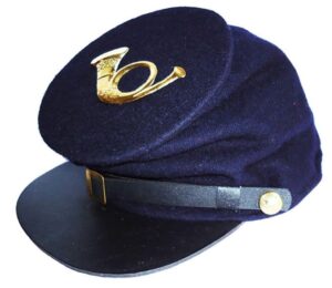 American Civil War Union Blue Forage Cap With Infantry Badge