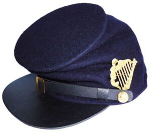American Civil War Union Blue Forage Cap With Irish Brigade Badge