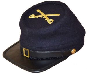 American Civil War Union Cavalry Blue Kepi With Badge