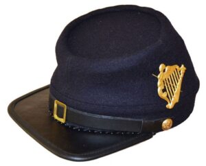 American Civil War Union Irish Brigade Blue Kepi With Badge